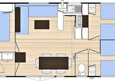 캠프장 Greenchalets Sur Frankreich 아르젤레쉬르메르